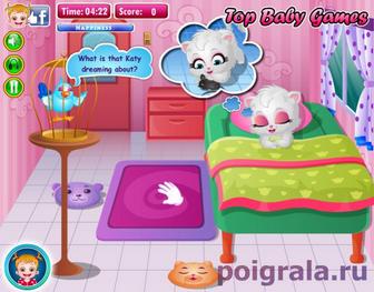 Скриншот игры Котенок малышки Хейзел Картинка к игре Котенок малышки Хейзел